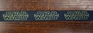 7/8" Star Wars Lettering Ribbon - SOLD BY YARD - Picture 1 of 2