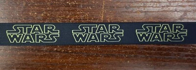 7/8" Star Wars Lettering Ribbon - SOLD BY YARD - Image 1 of 2