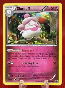 Juego de cartas coleccionables Pokémon Slurpuff 95/146 holograma raro X&Y conjunto base tarjeta inglesa 2014 LP - Imagen 1 de 2