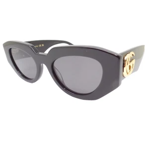 Gucci GG1421S 001 Sonnenbrille schwarz gold grau neu authentisch - Bild 1 von 4