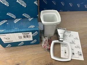 Grohe Grandera Zahnputzbecher mit Wandhalter in chrom - Bild 1 von 5