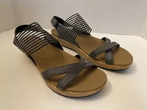 Womens Skechers Luxe Foam Black Sandals Size 7 - Picture 1 of 15