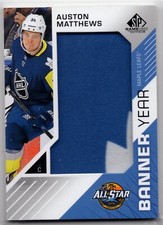 2018-19 SP Game Used Banner Year '18 All Star Game #BASAM Auston Matthews