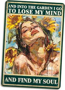 Garden Sign and Wall Decor Outdoor, Gardening Gifts and Vintage Signs for Home G - Picture 1 of 7