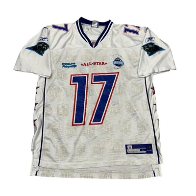 Camiseta de fútbol americano grande Carolina Panthers Jake Delhomme #17 NFL Pro Bowl 2006  Foto 1 de 4