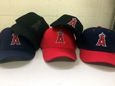 Los Angeles Angels Cap Hat of Anaheim Embroidered LA Adjustable Curved Men