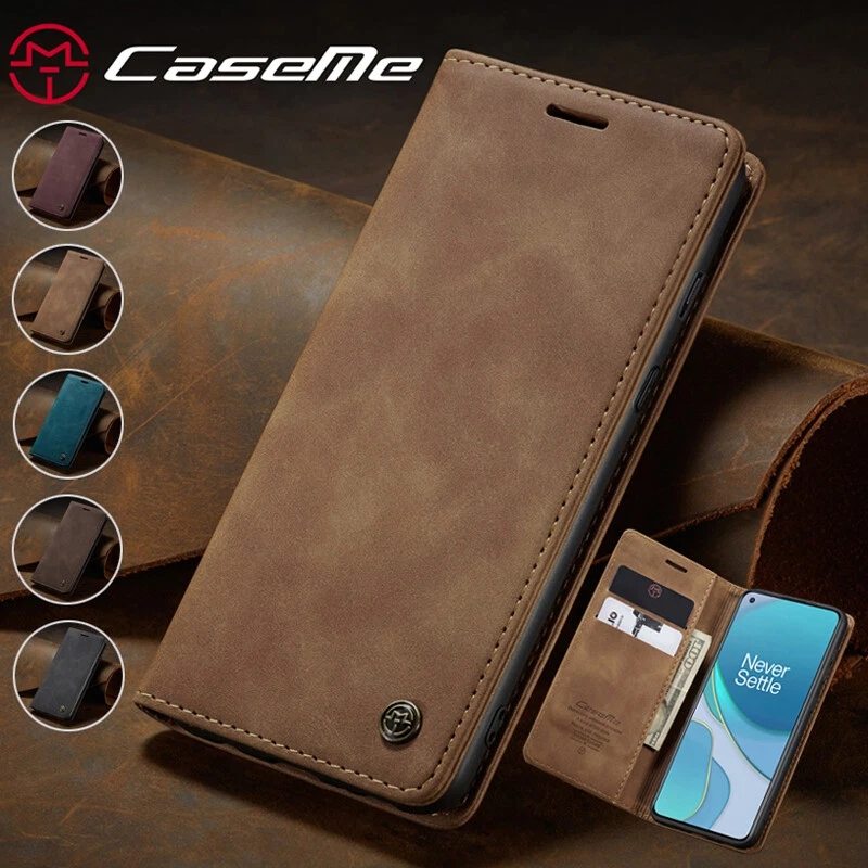 For OnePlus Nord/13/12/11/8T/8/7 Pro Magnetic Wallet Case Leather Flip Cover - Image 1 of 4