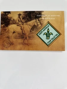 Australian Stamps Centenary of Scouting in Australia Collection Material Patch - Picture 1 of 5