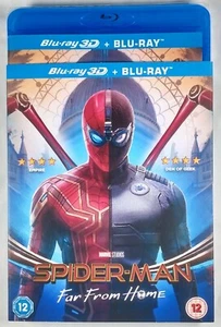 SPIDER-MAN: FAR FROM HOME New 3D + 2D Blu-ray Movie w/ SLIPCOVER 2019 Marvel MCU - Picture 1 of 5