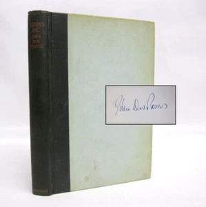 Airways, Inc SIGNED by John Dos Passos 1928 First Edition Macaulay Co Play - Bild 1 von 10