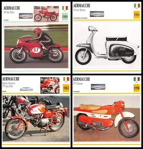 lot 53 Fiches Photo Moto ITALIE Edito Service texte en Français n1 - Picture 1 of 15