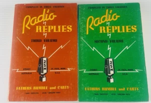Réponses radio - Lot de 2 volumes par Frs. Rumble & Carty | Livres catholiques TAN 1979 - Photo 1/6