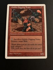 Goblin Digging Team Fifth Edition MTG