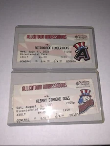 Allentown Ambassadors Vintage Defunct Team Ticket Stubs Rare - Picture 1 of 1