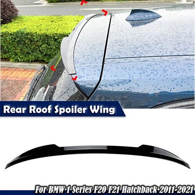 For BMW 1 Series F20 F21 118i 120i M135i 2011-2020 Rear Trunk Spoiler Wing Black - Image 1 of 4