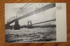 Antique 1910 Wheeling West Virginia Postcard Ice Gorge Ohio River Bridge