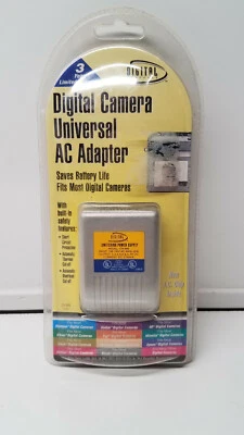 Câmeras digitais NIP Digital Concepts adaptador CA multitensão universal 3V - 7V - Imagem 1 de 4