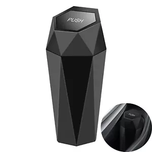 Car Trash Can With Lid Diamond Design Small Automatic Portable Trash Can Leakpro - Picture 1 of 6