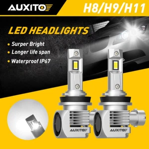 Plug&Play LED Headlight High Low Beam Conversion Kit H8 H11 H9 Bulbs Super White - Picture 1 of 12
