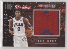 2020-21 Panini NBA Hoops Rookie Sweaters Tyrese Maxey #RSW-TYM Rookie RC