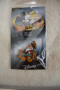 Prendedor comercial Disney 100 años de sueños #24 Grumpy Dwarf Mine Carrito  - Imagen 1 de 1