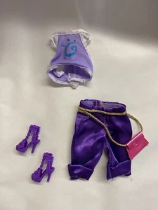 Quality Dolls Purple 90s Outfit With Shoes  Made For dolls Uk Seller Free P&P - Picture 1 of 3