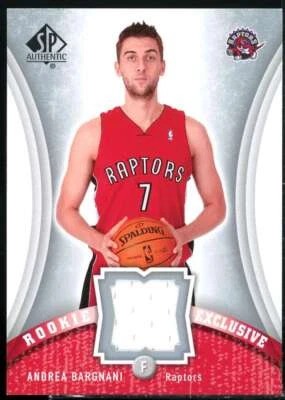 Andrea Bargnani Card 2006-07 SP Authentic Rookie Exclusives Jerseys #AB  - Image 1 of 2