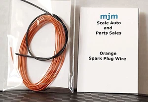 6 Feet Orange Spark Plug Wire for Model Black Boot Material Included - Picture 1 of 2