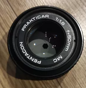 Pentacon Prakticar 50mm f/1.8 Lens Praktica - Picture 1 of 3