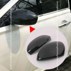 For Nissan Altima 2019-2022 Carbon ABS Rearview Side Door Mirror Cover Trim Caps - Picture 1 of 5