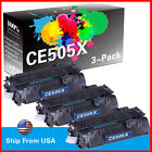 3-Pack 05X Ce505x Toner Cartridge 505X Work For P2050 2055D 2055N 2055X Printer