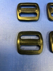AJUSTADOR DE CORREA TRIGLIDE PLÁSTICO NEGRO PARA CORREAS DE 20 MM PAQUETES MÚLTIPLES DISPONIBLES - Imagen 1 de 3