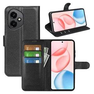 New Leather wallet stand flip Cover Skin Phone Case For HONOR 400 5G - Picture 1 of 25