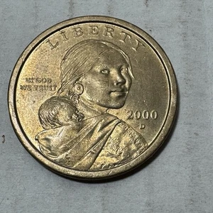 Moneda de un dólar Sacagawea 2000-D EE. UU. #3 - Imagen 1 de 2