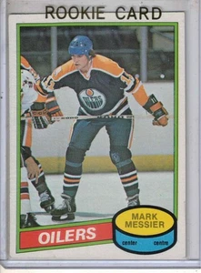1980-81 OPC O-Pee-Chee hockey Mark Messier RC rookie original card NM OILERS - Picture 1 of 2