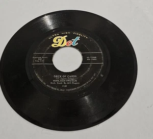 Jeu de cartes record Wink Martindale 45 tours / Maintenant vous savez comment ça se sent - Photo 1/2