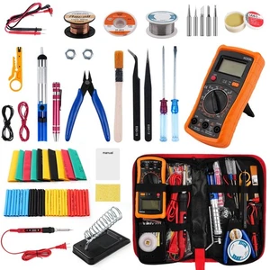 Temperature Electric Soldering Iron Kit Soldering Iron kit With Multimeter Pump - Afbeelding 1 van 17