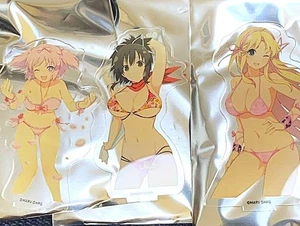 Senran Kagura Acrylic Figures: Asuka, Katsuragi, and Hibari, Japanese - Picture 1 of 1