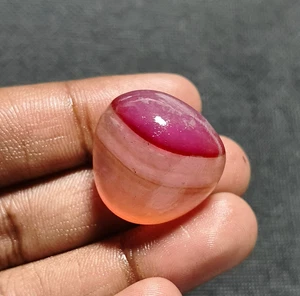 Pink Carnelian Quartz Tumble Cabochon Loose Gemstone Jewelry 70 Cts. ME-14310 - Picture 1 of 12