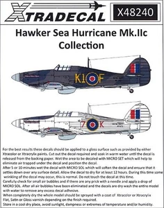 Xtra Decals 1/48 HAWKER SEA HURRICANE Mk.IIc COLLECTION - Picture 1 of 5