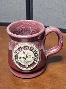 2008 Deneen Keramik Bethel Universität Glaube Liebe Hoffnung Schaum/Pflaume glasiert Becher - Bild 1 von 7