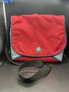 Crumpler McBain's Baby M Laptop Cámara Bandolera de Hombro Rojo Azul Bolso - Imagen 1 de 8