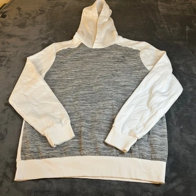 Calvin Klein Hoodie Gray White Pullover Long Sleeve Athleisure Mens Medium - Image 1 of 4