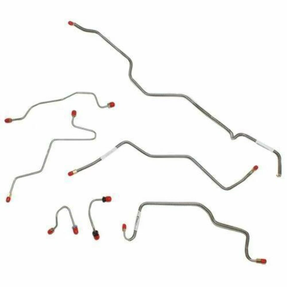 Kit de línea de freno delantero para Dodge W250 1981-1993 con 4x4 trasero ABS-WKT9201SS-CPP Foto 1 de 1