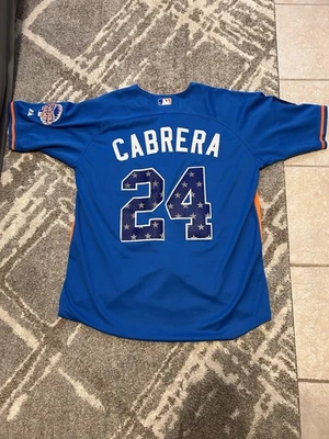 Camiseta Miguel Cabrera 2013 All-Star Game Auténtica Majestuosa Talla 50 Detroit Foto 1 de 3