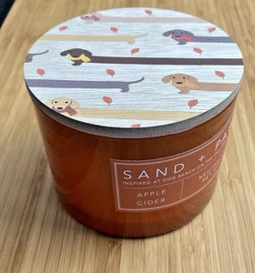Sand and Paws Candle Dachshund APPLE CIDER Fall Scent Neutralizes Pet Odor NEW - Picture 1 of 6