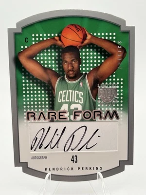 2003-04 Fleer SkyBox Kendrick Perkins Rare Form RC AUTO /395 Foto 1 de 2