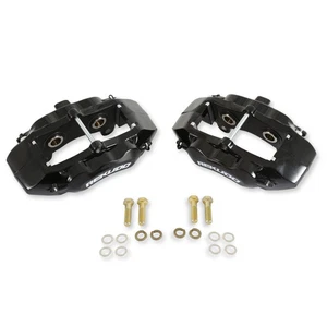 Pinzas de freno de disco traseras REKUDO RK400-11 - Par - negras con letras REKUDO - Imagen 1 de 12
