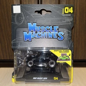 Maisto Muscle Machines 1987 Buick Model 04 Black 1:64 Scale Diecast Car - Picture 1 of 8