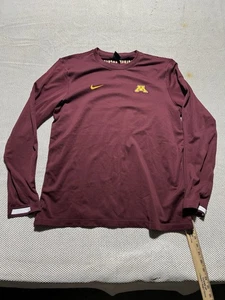 Minnesota Golden Gophers Nike On-Field Football Coaches Sweatshirt Large - Picture 1 of 5